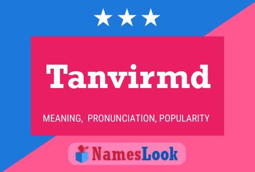 ملصق اسم Tanvirmd