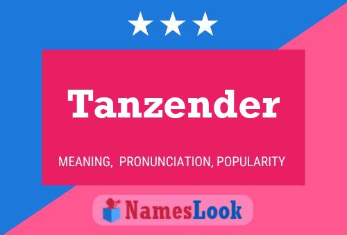 ملصق اسم Tanzender