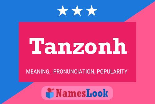 ملصق اسم Tanzonh