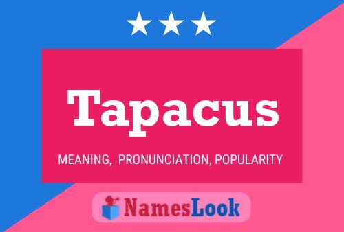 ملصق اسم Tapacus