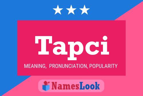 ملصق اسم Tapci