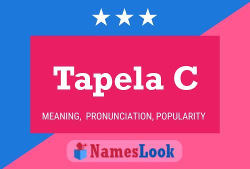 ملصق اسم Tapela C