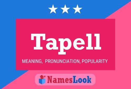 ملصق اسم Tapell