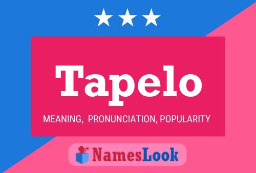 ملصق اسم Tapelo