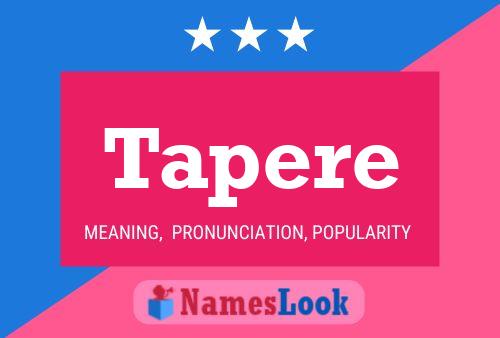 ملصق اسم Tapere