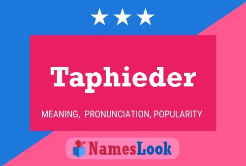 ملصق اسم Taphieder