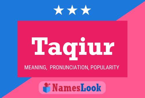 ملصق اسم Taqiur