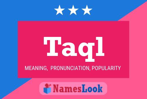 ملصق اسم Taql