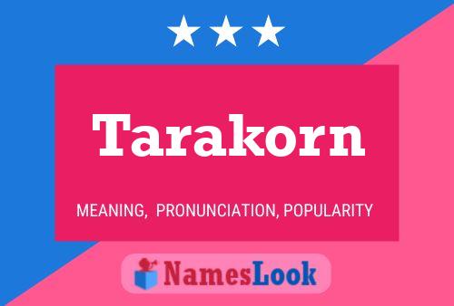 ملصق اسم Tarakorn