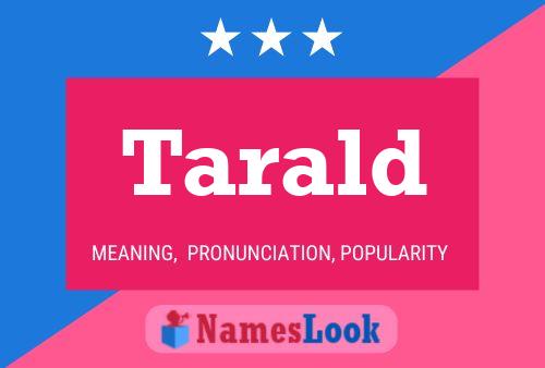 ملصق اسم Tarald