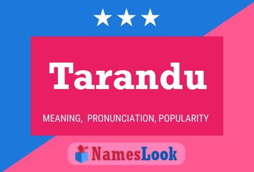 ملصق اسم Tarandu