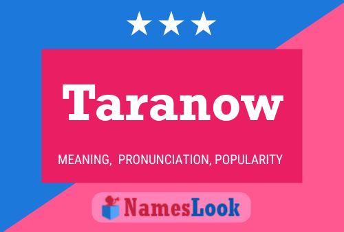 ملصق اسم Taranow