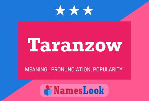 ملصق اسم Taranzow