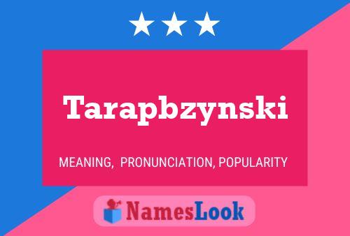 ملصق اسم Tarapbzynski