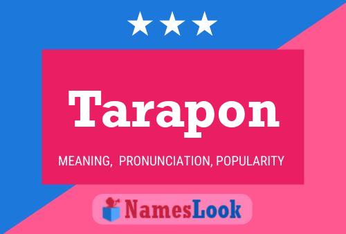 ملصق اسم Tarapon