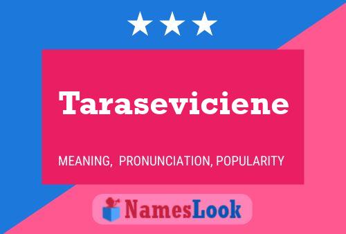 ملصق اسم Taraseviciene