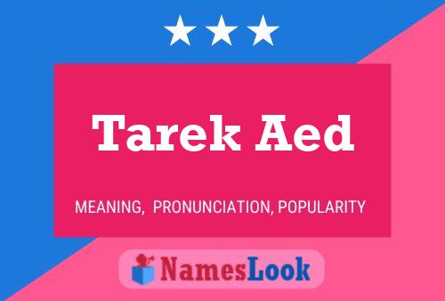 ملصق اسم Tarek Aed