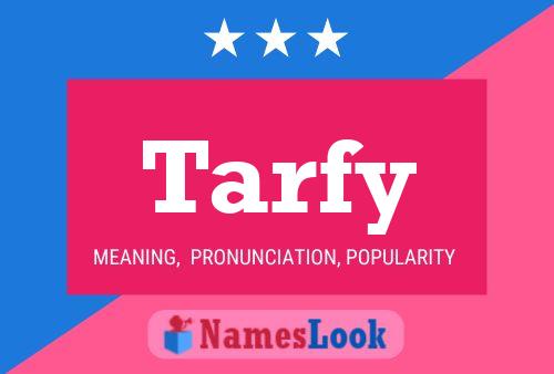 ملصق اسم Tarfy