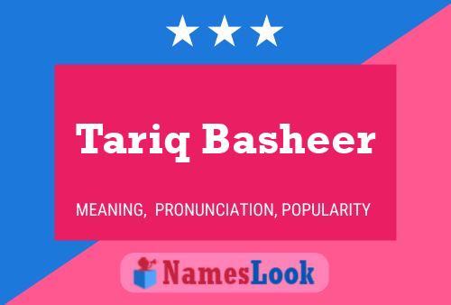 ملصق اسم Tariq Basheer