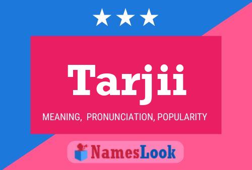 ملصق اسم Tarjii