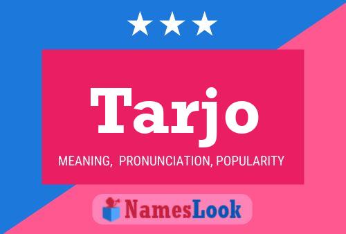 ملصق اسم Tarjo