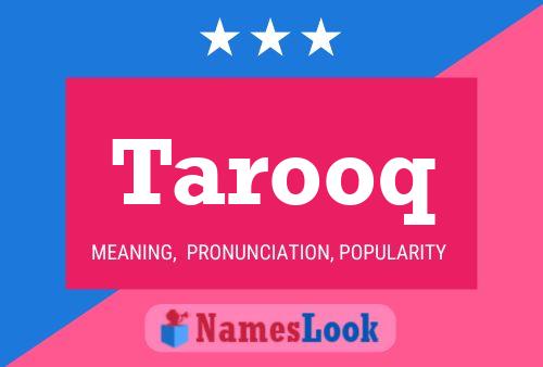 ملصق اسم Tarooq