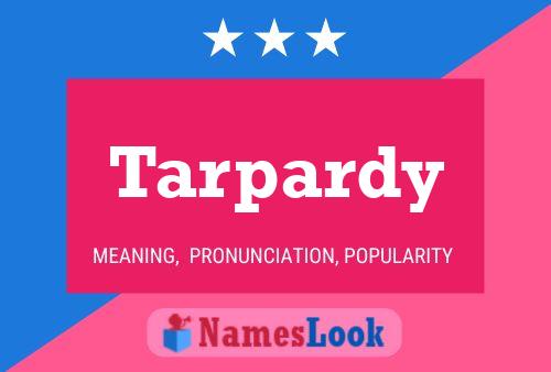 ملصق اسم Tarpardy