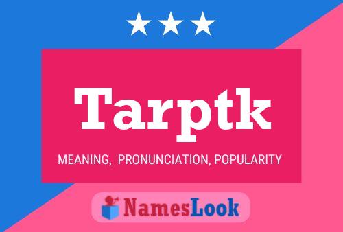 ملصق اسم Tarptk