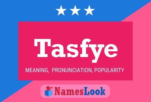 ملصق اسم Tasfye