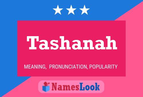 ملصق اسم Tashanah