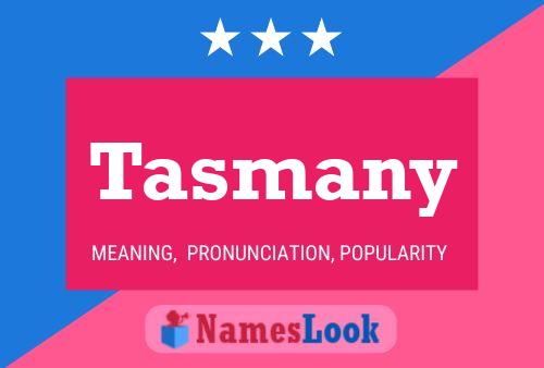 ملصق اسم Tasmany