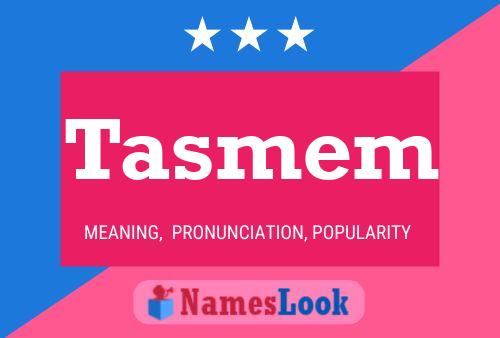 ملصق اسم Tasmem