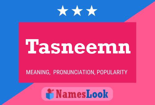 ملصق اسم Tasneemn