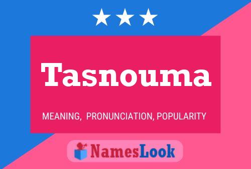 ملصق اسم Tasnouma