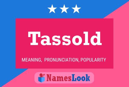 ملصق اسم Tassold