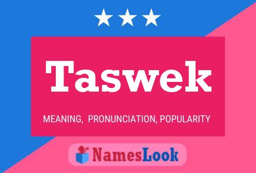 ملصق اسم Taswek