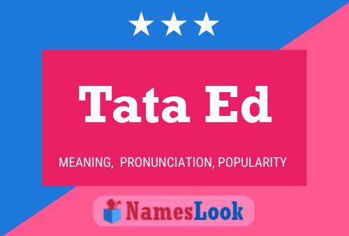 ملصق اسم Tata Ed