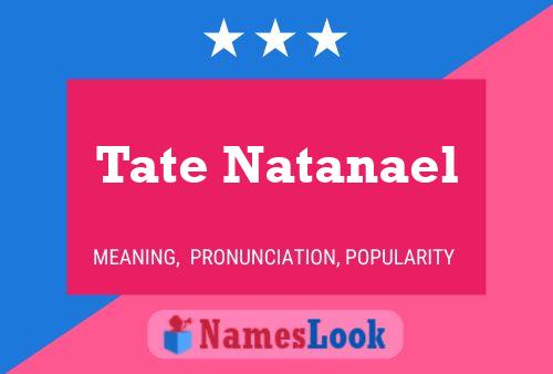 ملصق اسم Tate Natanael