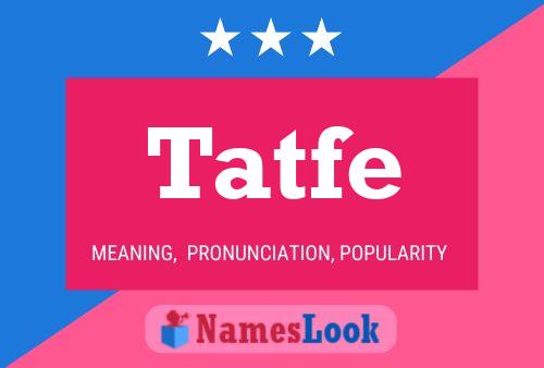 ملصق اسم Tatfe