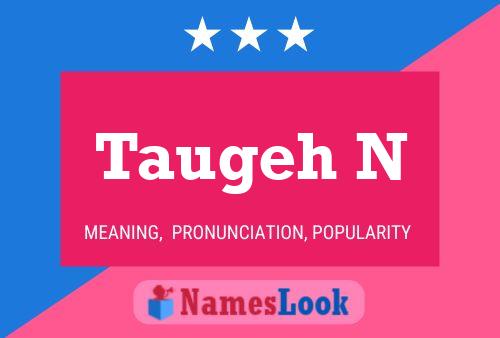 ملصق اسم Taugeh N