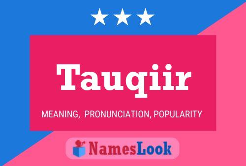 ملصق اسم Tauqiir