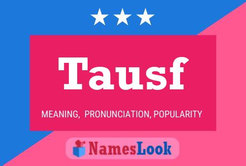 ملصق اسم Tausf