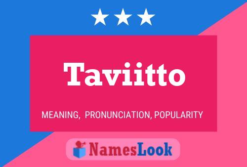 ملصق اسم Taviitto