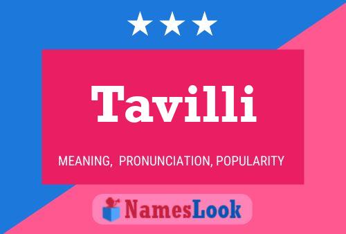 ملصق اسم Tavilli