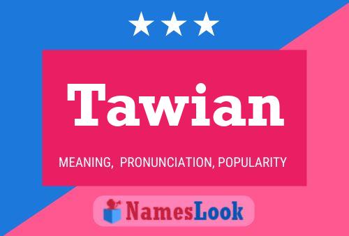 ملصق اسم Tawian