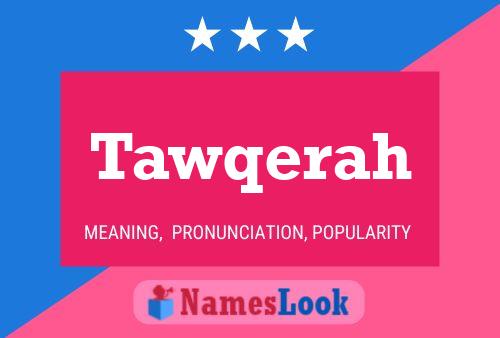 ملصق اسم Tawqerah