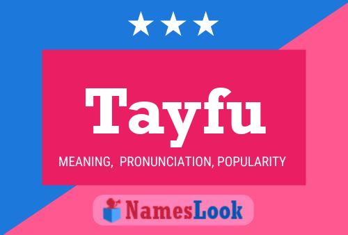 ملصق اسم Tayfu