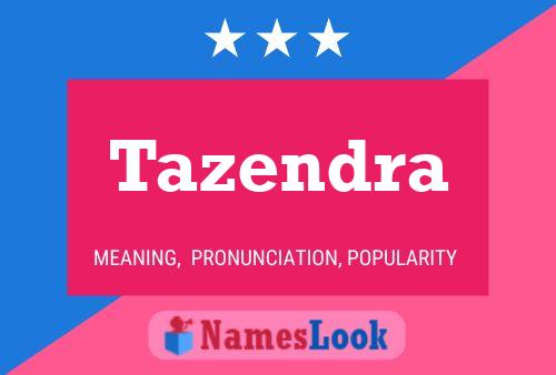 ملصق اسم Tazendra