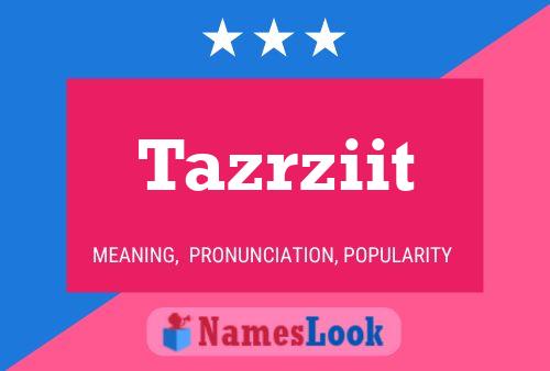 ملصق اسم Tazrziit