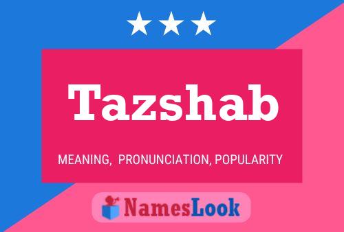 ملصق اسم Tazshab